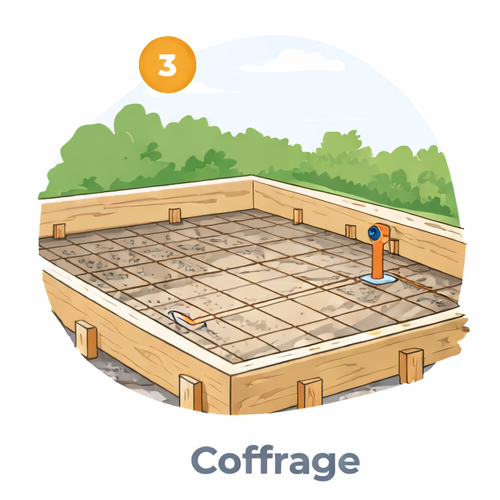 Étape 3 - Coffrage